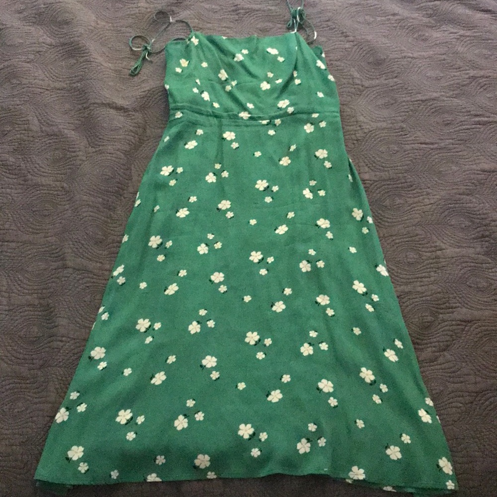 Reformation floral midi dress